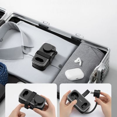 5. Orico AP3 65W GaN 6in1 Power Strip 2x AC + 2x USB-A + 2x USB-C - Black