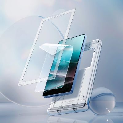 7. Spigen Elite Shield EZ FIT Hybrid Glass for Samsung Galaxy S25 Ultra - Transparent
