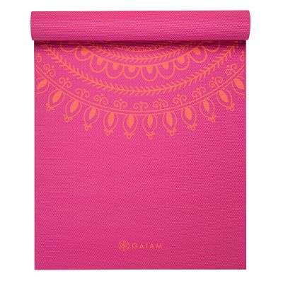 7. Gaiam Bright Marrakesh Yoga Mat 6 mm 62528