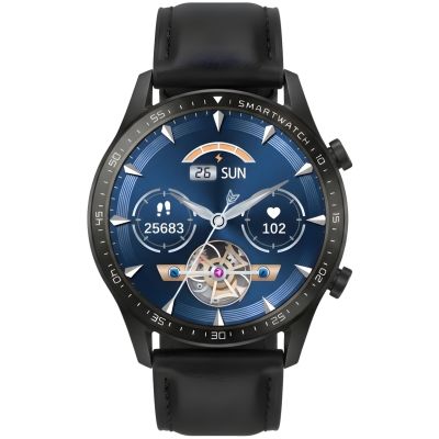 7. Smartwatch Gravity Black 2 Straps GT10-5
