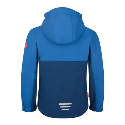 2. Trollkids Kristiansand Softshell Jacket Alpine Blue/Dark Indigo/Pool Blue (320-144)