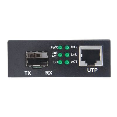 3. Media Converter 10GBase-T to 10GBase-R, 10GB SFP+/10GB RJ45