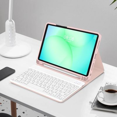 3. Tech-Protect SC Pen Case for Samsung Galaxy Tab A9+ / A11+ Plus 11.0 X210 / X215 / X216 / X230 / X235 / X236 - Pink