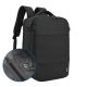 2. NOVEEN CTB500 Black 40x20x25 Cabin Travel Backpack with Pump