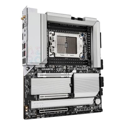 3. GIGABYTE TRX50 AERO D Motherboard AMD TRX50 Socket sTR5 Extended ATX