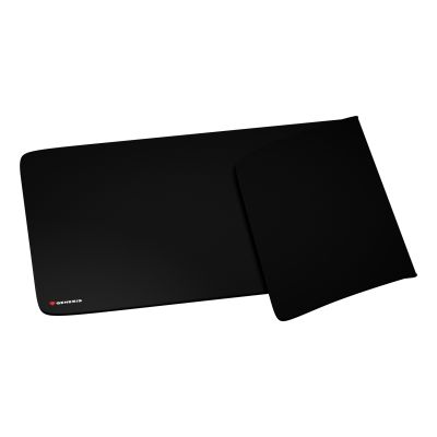 7. GENESIS Carbon 500 Hyper Logo Gaming Mousepad Black