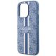 6. Guess GUHMP14LP4RPSB iPhone 14 Pro 6.1" blue/blue hardcase 4G Printed Stripes MagSafe