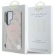 8. Guess 4G Round Patch Classic Logo MagSafe Case for Samsung Galaxy S25 Ultra Pink