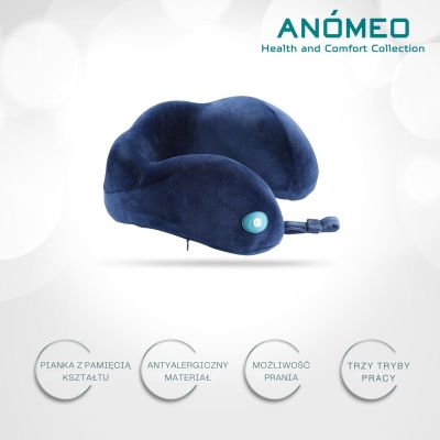 4. Memory Foam Massage Pillow ANOMEO