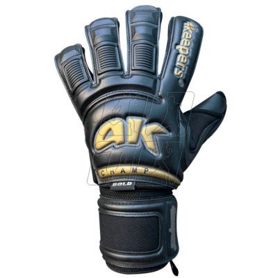 5. 4keepers Champ Gold Black VI RF2 M S906441 goalkeeper gloves