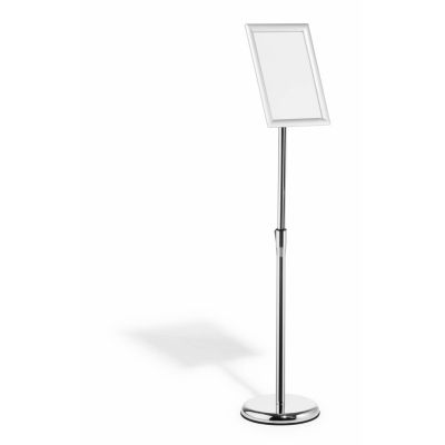 Durable 479823 Sign Holder and Display Stand A4 Aluminum, Plastic, Steel Silver