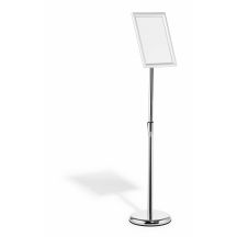 Durable 479823 Sign Holder and Display Stand A4 Aluminum, Plastic, Steel Silver