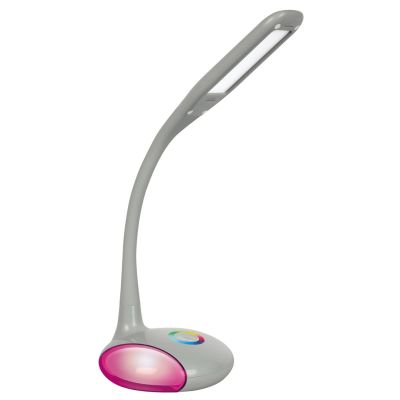Modern multi-color RGB LED desk lamp Activejet VENUS RGB gray with night light function