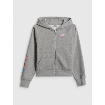 7. Girls’ Regular-Fit Hooded Sweatshirt 4F 4FJRSS26TSWSF2811-25M