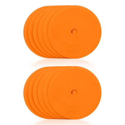 Flat field markers - round 15 cm - 12x orange SMJ sport ZPO-O