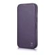 7. iCarer CE Premium Leather Folio Case iPhone 14 Plus Magnetic Flip Leather Folio Case MagSafe Dark Purple (WMI14220715-DP)
