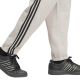 5. Men's adidas Essentials 3-Stripes Fleece Tapered Cuffed Pants Gray KY4127