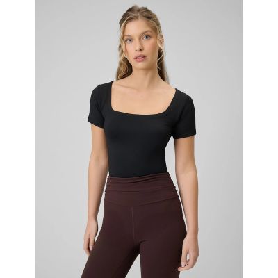 Women's slim plain T-shirt 4F 4FRSS26TTSHF3633-20S