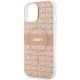 6. DKNY IML Mono & Stripe MagSafe Case for iPhone 15 Plus / 14 Plus - Pink