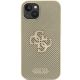 3. Guess Perforated 4G Glitter case for iPhone 15 - gold