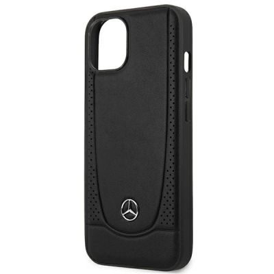 6. Mercedes-Benz Leather Urban Line Case for iPhone 13 / 14 / 15 - Black