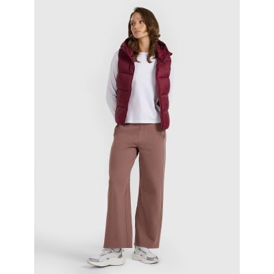 2. Women's down vest with synthetic filling 4F 4FRAW25TVJAF326-60S