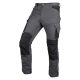 Mix&Match work trousers, canvas, Cordura reinforcements, gray and black, size S
