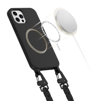 3. Tech-Protect MagNecklace MagSafe Case for iPhone 12 / 12 Pro - Black