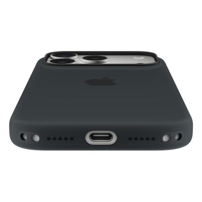 5. Apple iPhone 17 Pro Silicone Case with MagSafe – Black
