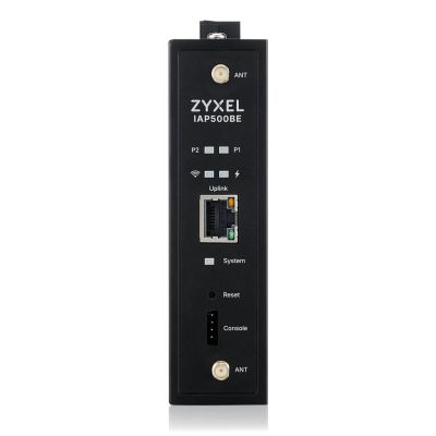 Zyxel IAP500BE-EU0101F BE5000 Wi-Fi 7 Access Point, Dual Radio 2x2 MU-MIMO, PoE+ (802.3at), Industrial AP, DIN Rail Mounting, Standalone/Nebula Cloud Managed