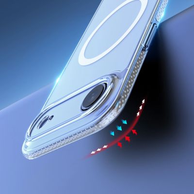 8. Dux Ducis Clin Mag Case for iPhone 17 Air Compatible with MagSafe - Transparent