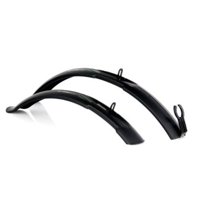 SIMPLA NEXT LONG mudguards 26-28'' black set.