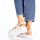 19. Comfortable Velcro sandals Rieker W RKR691 beige