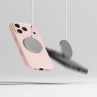 8. Ringke Silicone Magnetic MagSafe Case for iPhone 17 Pro - Pink