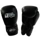 Profight Dragon Leather Boxing Gloves, Black