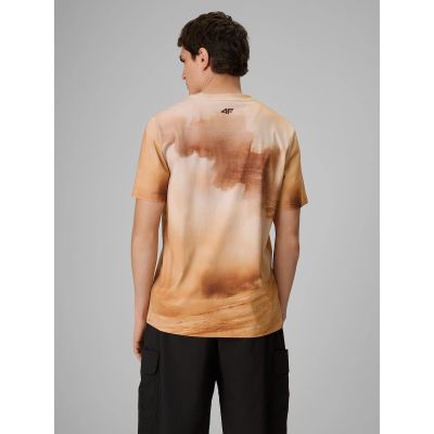 2. Men's regular printed T-shirt 4F 4FRSS26TTSHM4237-83A