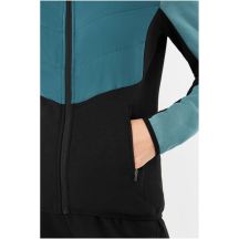 VIKING Creek Hoodie Bamboo Lady Women's Jacket with Zipper and Hood, Turquoise M