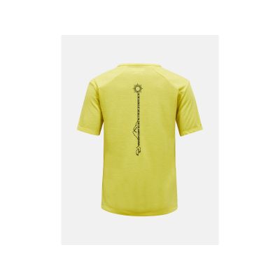 2. Women's PEAK PERFORMANCE W Wool-Blend Shortsleeve T-shirt, yellow