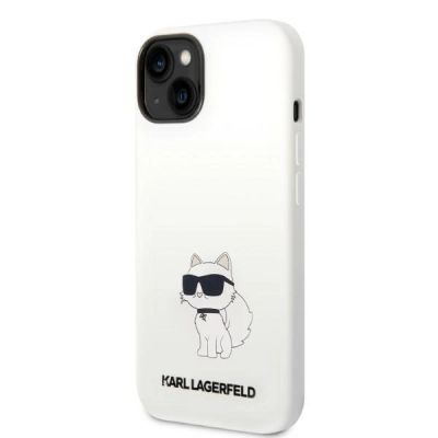 2. Karl Lagerfeld KLHMP14MSNCHBCH iPhone 14 Plus 6.7" hardcase white/white Silicone Choupette MagSafe