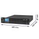 8. Qoltec UPS RACK Uninterruptible Power Supply | 1kVA | 800W | LCD