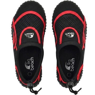6. JUNIOR WATER SHOES BLACK/RED XQMAX SIZE 31