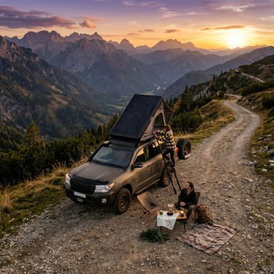 34. OFFLANDER TRIANGLE SLIM WOLF ROOF TENT