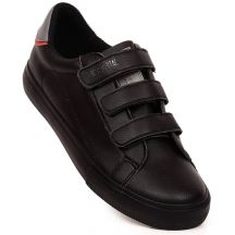 Big Star M INT1840B eco-leather sneakers with Velcro, black