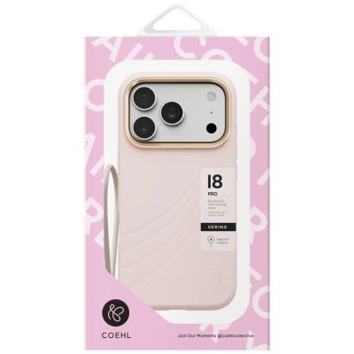4. Uniq Coehl Serina Magnetic Charging Case for iPhone 18 Pro / 17 Pro - Pink