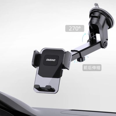 11. Dudao F8Max+ car holder for dashboard or windshield - black