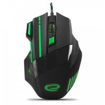 Esperanza Wolf EGM201G computer mouse (optical; 2400 DPI; black)