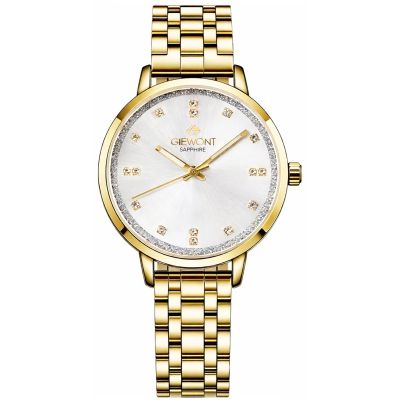 Giewont Sapphire Gold Silver Women's Watch GW7370-B2