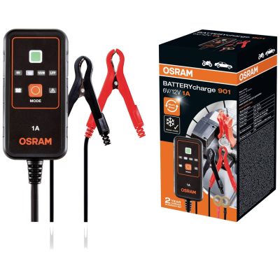 6. BATTERYcharge 901 charger, charging voltage: 6/12 V OSRAM, charging current: 1A