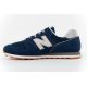 2. New Balance 373 men’s sports shoes, navy leather sneakers