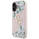2. Guess Grained Roses Big 4G logo iPhone 16 case - pink